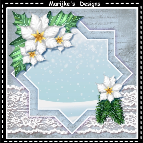 Christmas Poinsettias Mini Kit