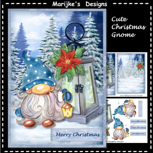 Cute Christmas Gnome Mini Kit