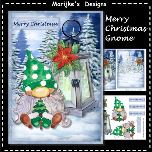 Merry   Christmas Gnome Mini Kit
