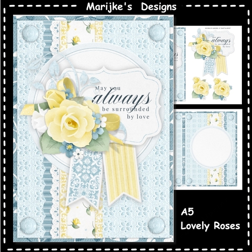 Lovely Roses  A5 Mini Kit
