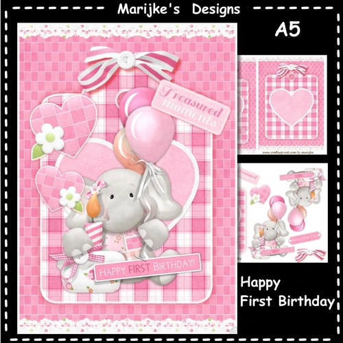 Baby´s First Birthday A5 Mini Ki