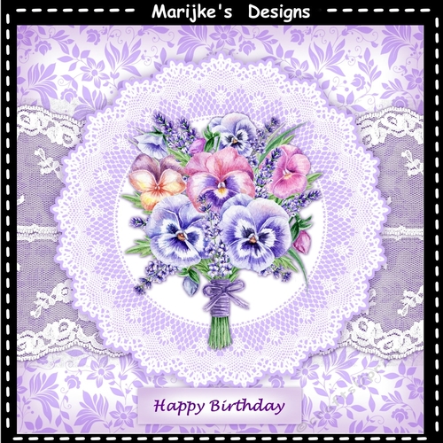 Perfect   Pansies Mini Kit