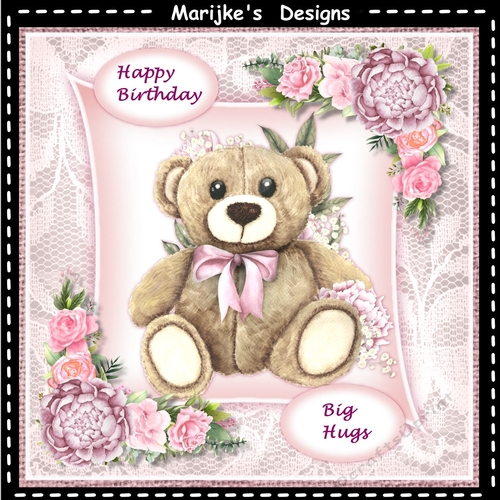 Cute Birthday Teddie