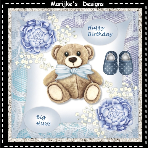Cute Birthday Teddie Boy