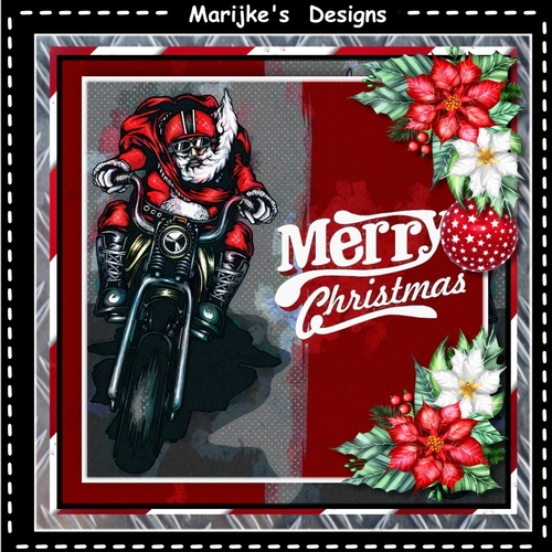 Christmas Biker  Mini Kit