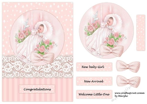 Vintage new baby Girl A5