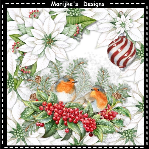 Christmas Robins Mini Kit