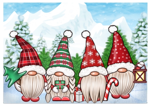 A4 Christmas Gnomies  