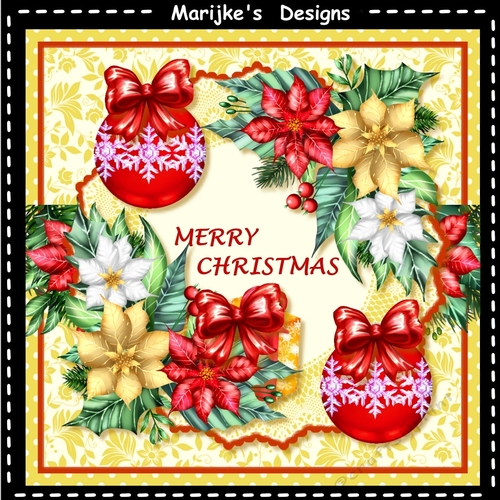 Pretty Poinsettias  Mini Kit