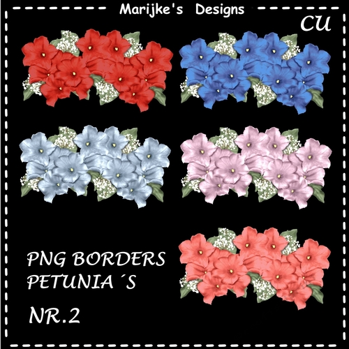 CU Petunia Borders Nr.2