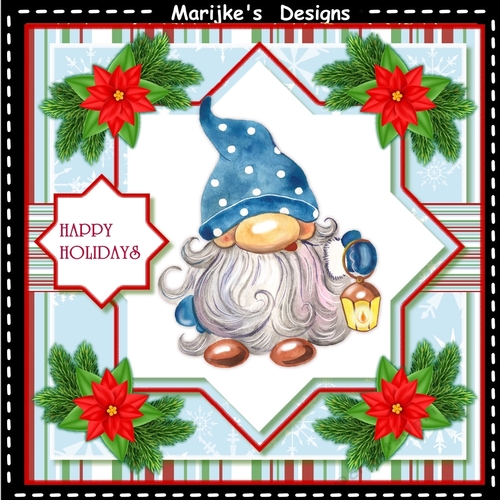 Happy Holidays  Gnomie  Mini Kit