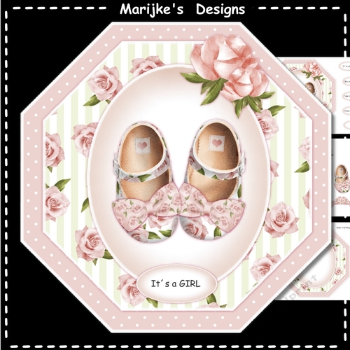 Octagon Baby Girl Shoes  Mini Kit