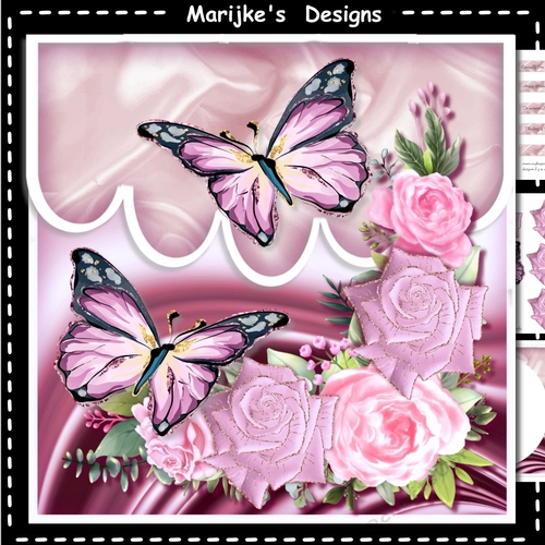 Roses & Butterflies Mini Kit