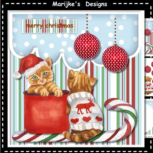 Christmas Kittens Mini Kit