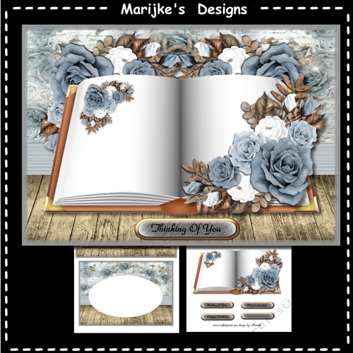 Book Pretty  Roses Mini Kit