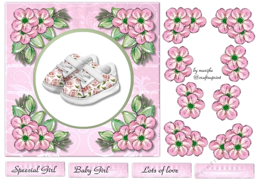  Quick Card Cute baby Sneakers