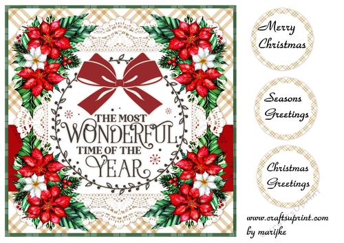 Quick Card  Wonderful  Christmas