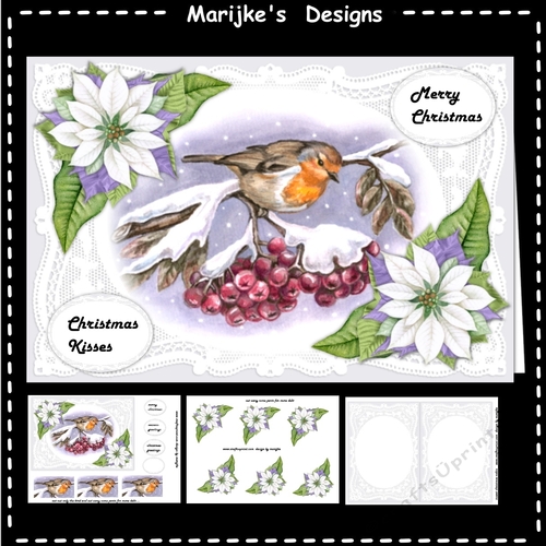 Christmas Robin A5 Mini Kit
