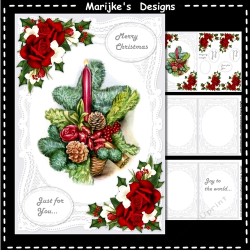 Christmas  Bouquet   A5 Mini Kit
