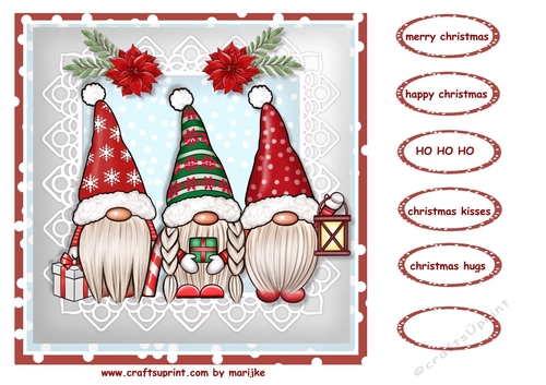 Cute Gnomies Christmas
