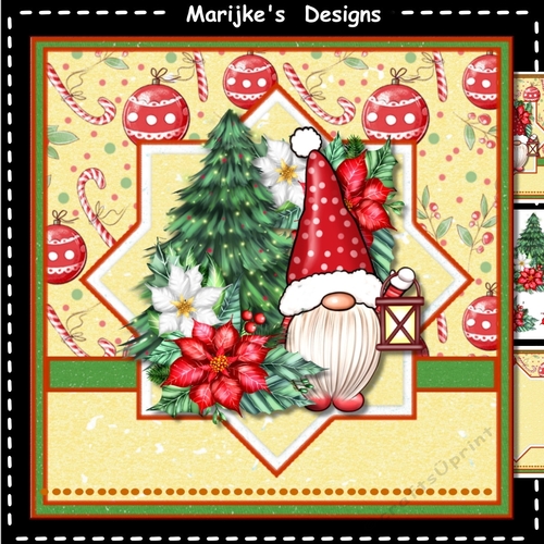 Colorful Christmas Cute Gnomie  Mini Kit