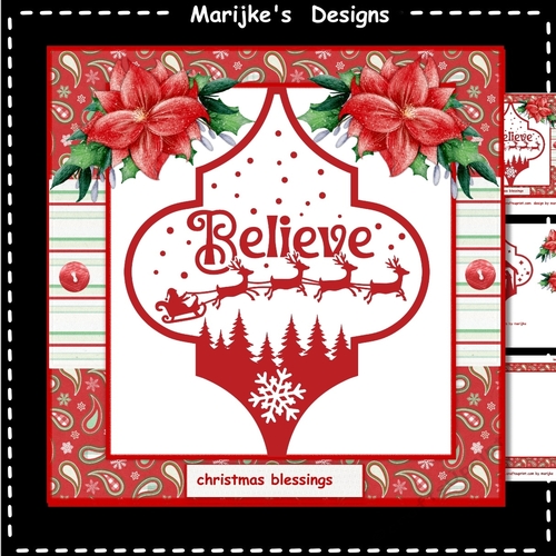 Christmas Ornament Mini Kit Believe