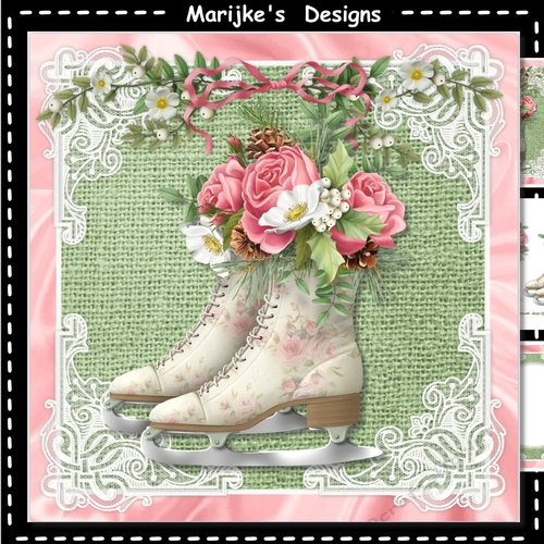 Winter Skates & Roses Mini Kit