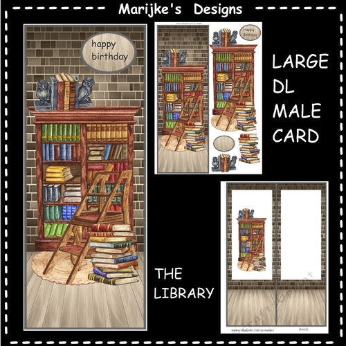 Male Card Large DL Library