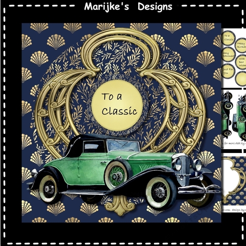 Male Card To A Classic Mini Kit