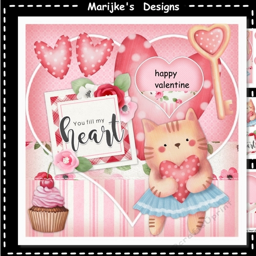 Valentine Kitten Mini Kit