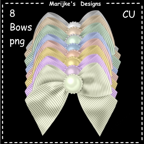 CU Pearl Bows