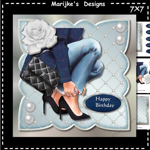 Fashion Girl _7x7 Mini Kit