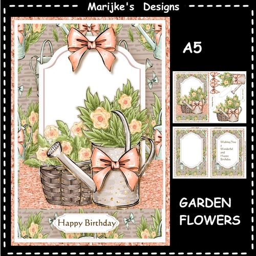 A5 Garden Flowers Mini Kit