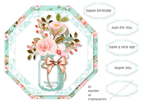  Topper Flowers & Butterflies