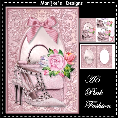 A5 Pink Fashion Mini Kit