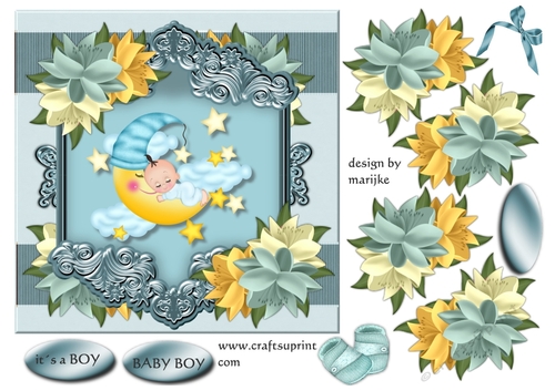 Baby Boy Quick Card