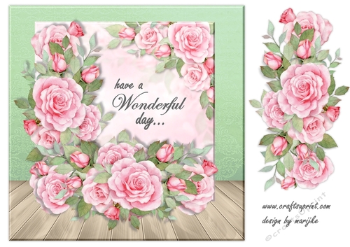 Quick Card  Wonderful Roses