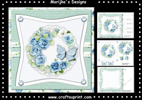 Pastel Roses Mini Kit