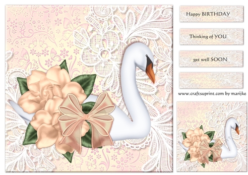 Camelia´s and Swan Topper