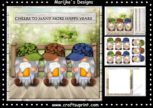 Best Friends  Male Card Mini Kit