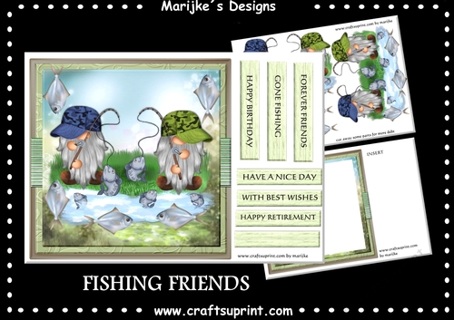 Fihing Friends  Male Card Mini Kit