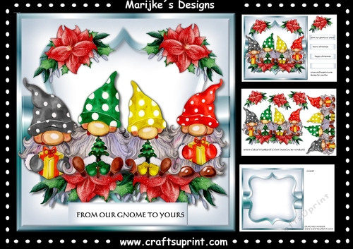 Christmas Gnomies Mini Kit