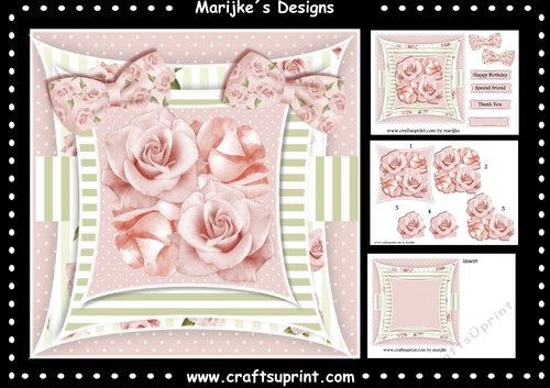 Pink Roses Mini Kit