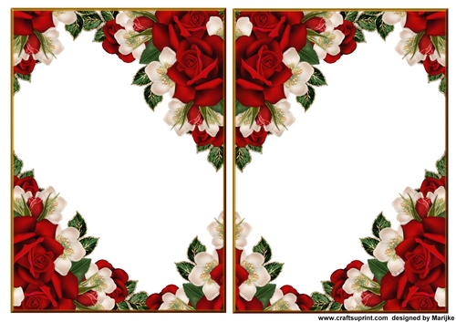 Christmas  Roses  Toppers