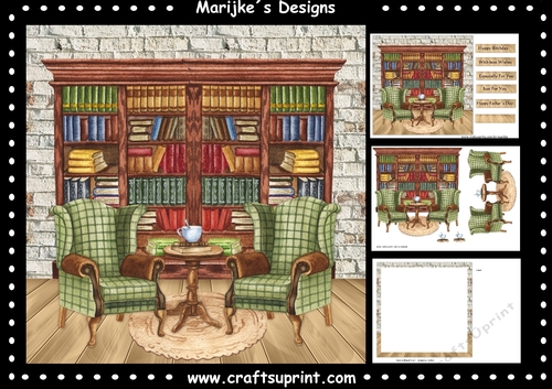 The Library male card Mini Kit