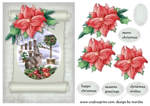 Vintage Christmas Scroll 2