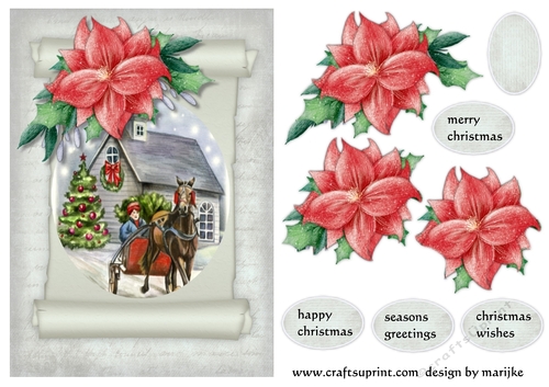 Vintage Christmas Scroll 3