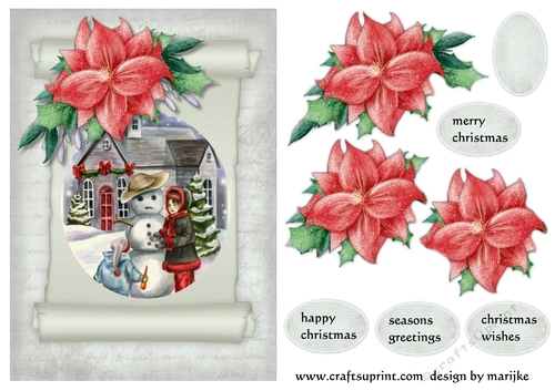 Vintage Christmas Scroll 4
