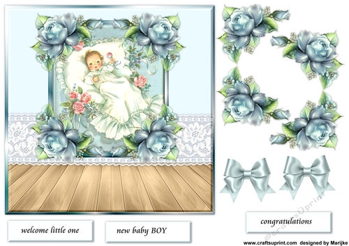 Baby Boy Quick Card