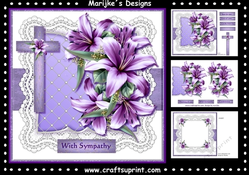 Sympathy Lilies